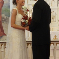 My cousin Tim and his beautiful bride Wesleigh. Both are track legends at Black Hills State University in South Dakota.